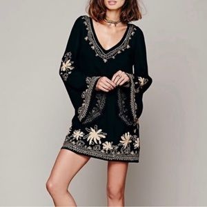 Free People Black Skyfall Dress